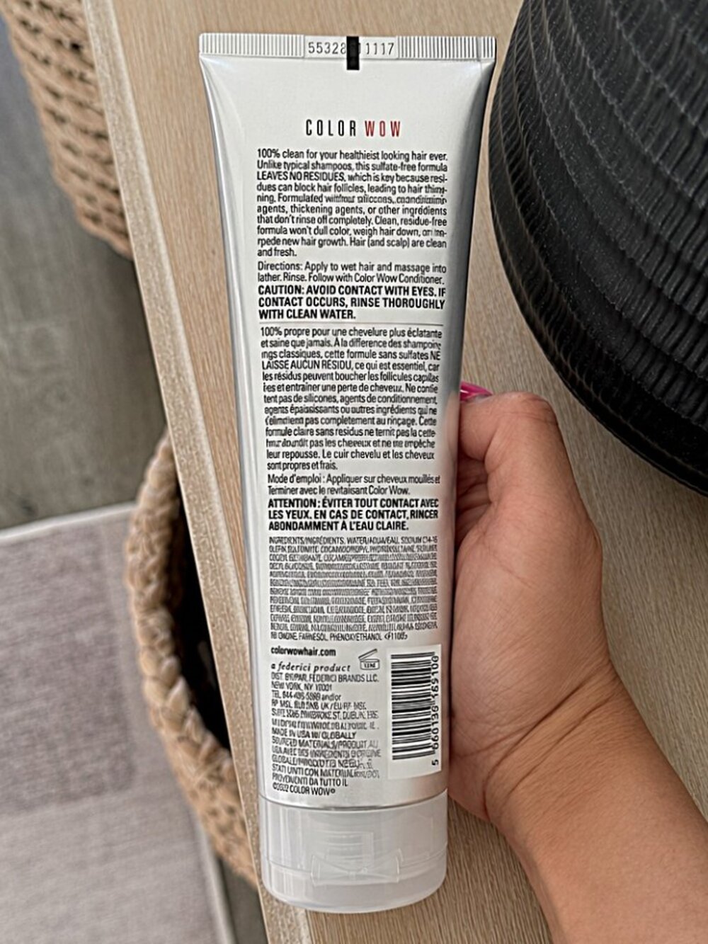 COLOR WOW Color Security Shampoo 8.4 fl oz Sulfate-Free Residue-Free NWT SEALED - Picture 3 of 5